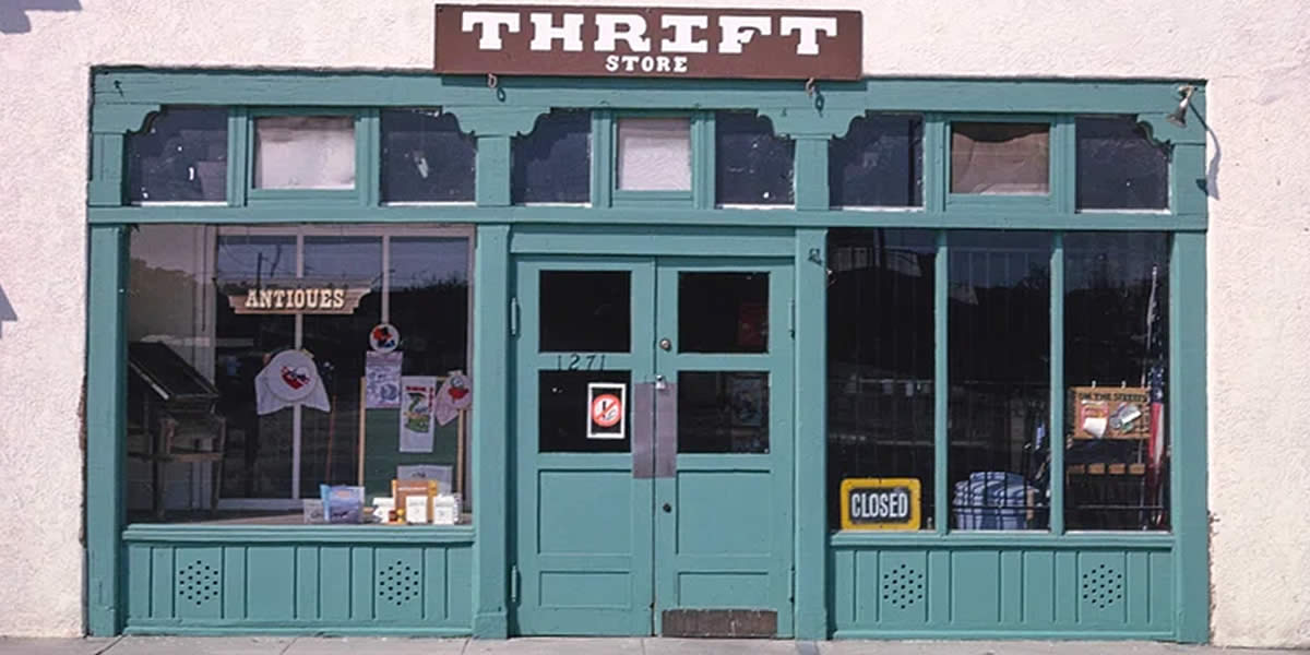 Thrift store shopping